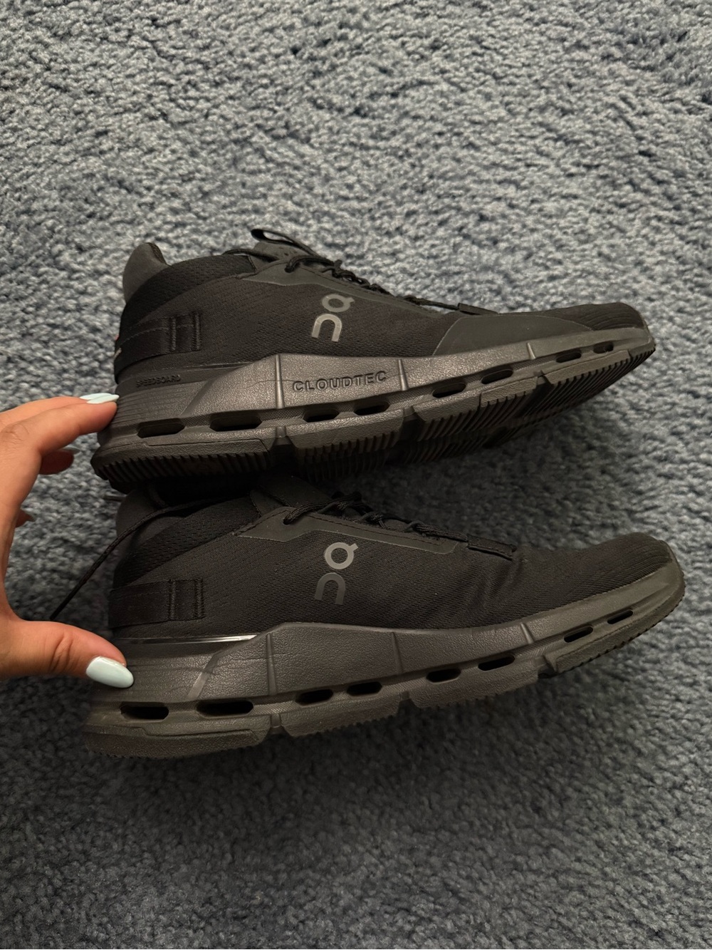 On Running Women’s Cloudtec All-Black Athletic Shoes